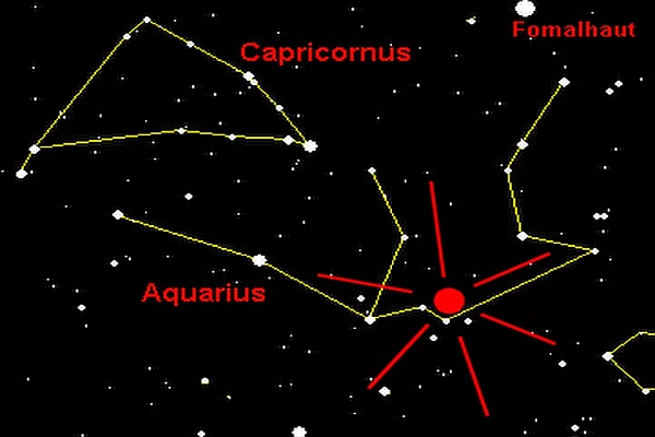 aquarid radiant