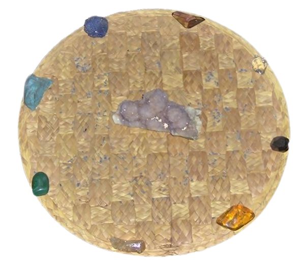 Crystal Wind's Colour Chakra Grid Crystal Gridding