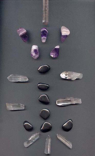 Amethyst and Hematite Crystal Gem Grid Amethyst_and_Hematite_Crystal_Gem_Grid