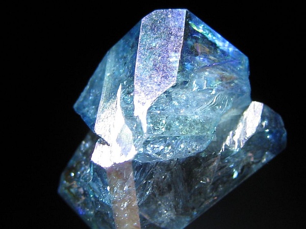Very rare Aqua Aura Herkimer Diamond aqua aura herkimer