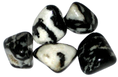 Tumbled Zebra Rock zebra_tumbled