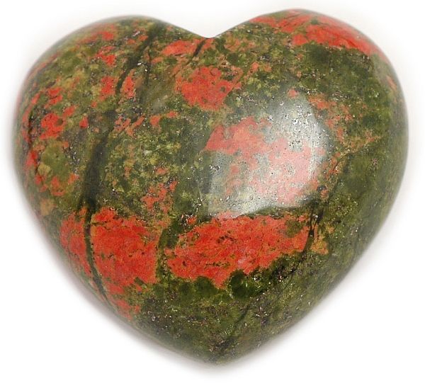 Unakite Heart unakite