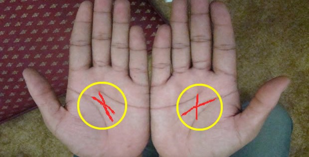 letter x on palm destiny palmistry