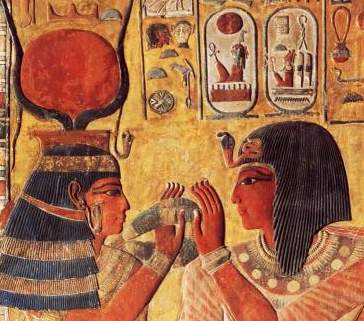 Hathor with the Menit
