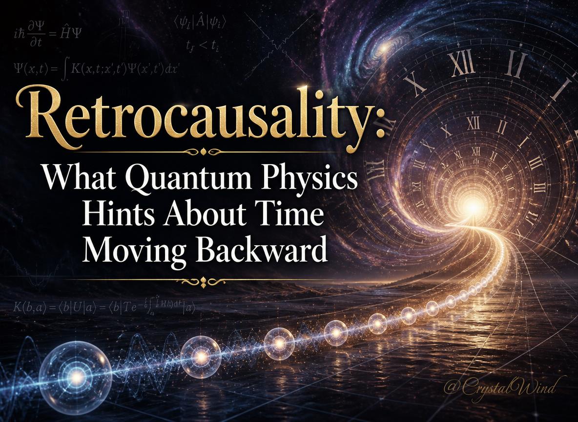 Retrocausality: What Quantum Physics Hints About Time Moving Backward