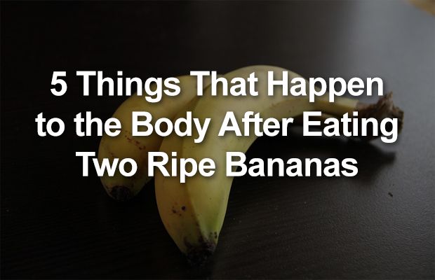 5 Things That Happen to the Body After Eating Two Ripe Bananas Every Day For 30 Days 2-bananas
