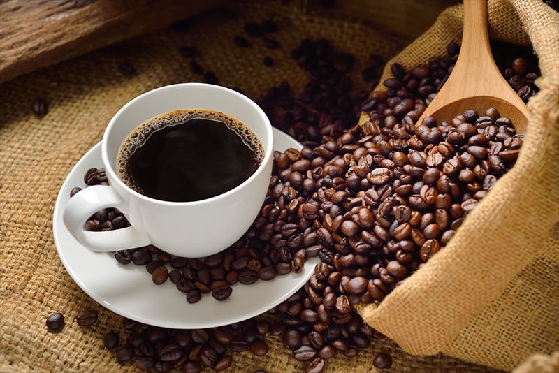 Coffee Cup and Coffee Beans coffee-cup-coffee-beans