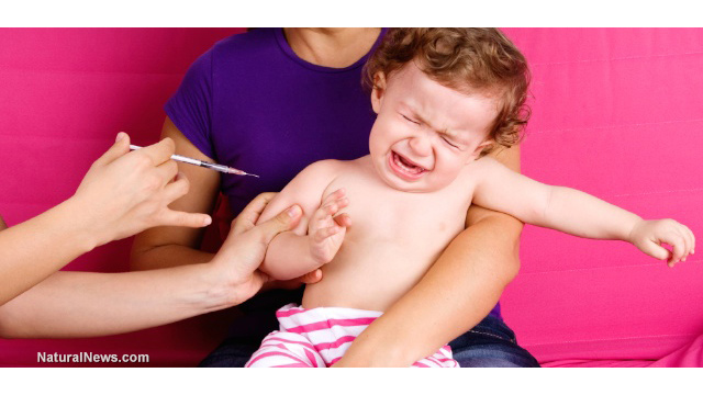 Baby crying while being injected with vaccine baby-cry-vaccine