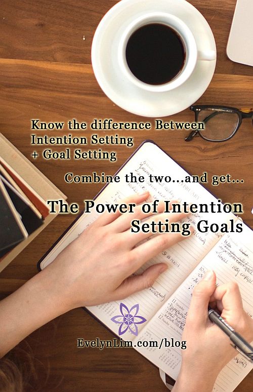 power of intention setting goals