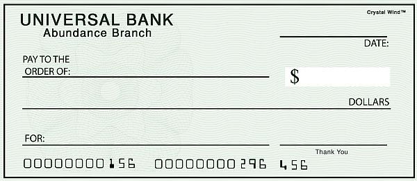 New Moon Abundance Cheques New Moon Abundance Cheques