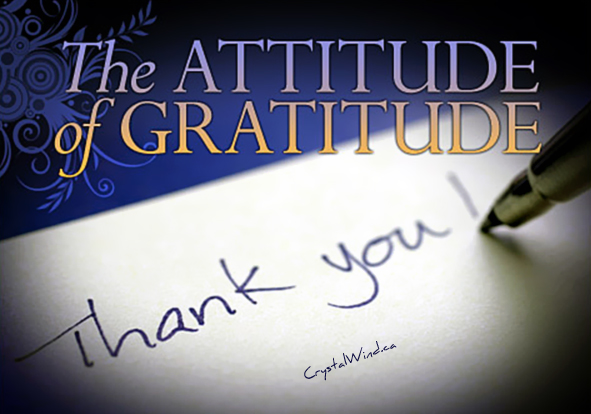 An Attitude of Gratitude is an Attitude for Success