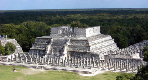 Promenade at Chichen Itza