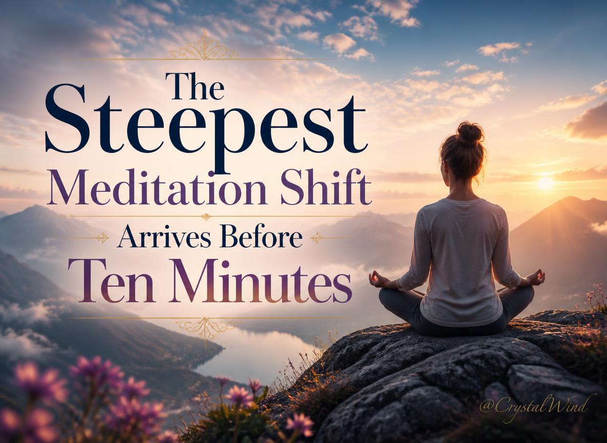 The Steepest Meditation Shift Arrives Before Ten Minutes