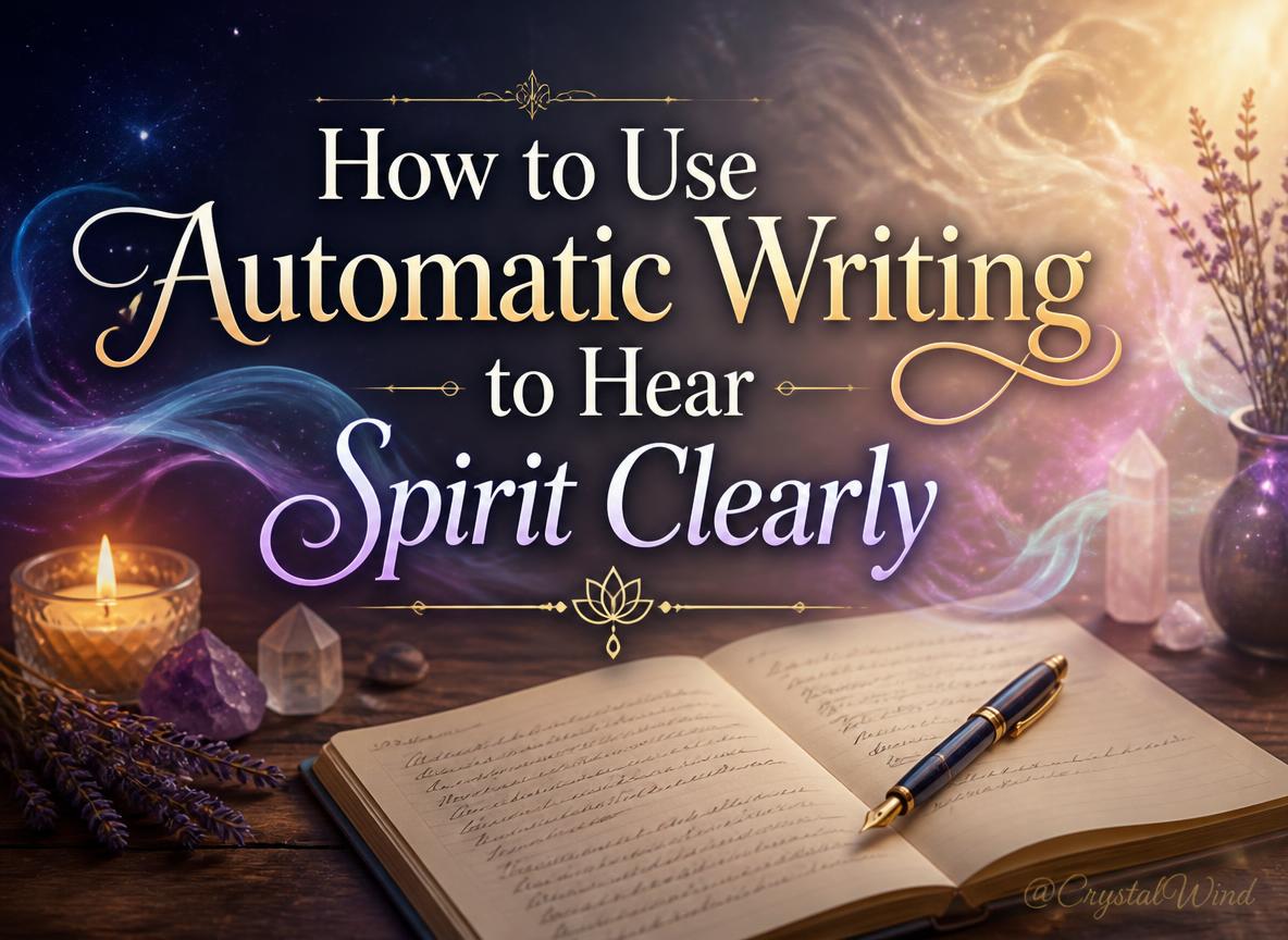 How to Use Automatic Writing to Hear Spirit Clearly