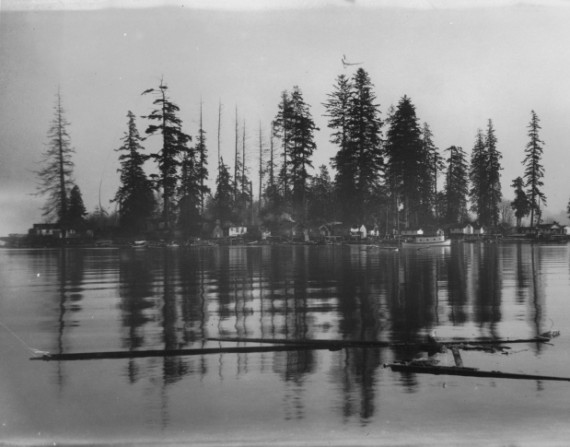 Deadman's Island in the early 1900s
