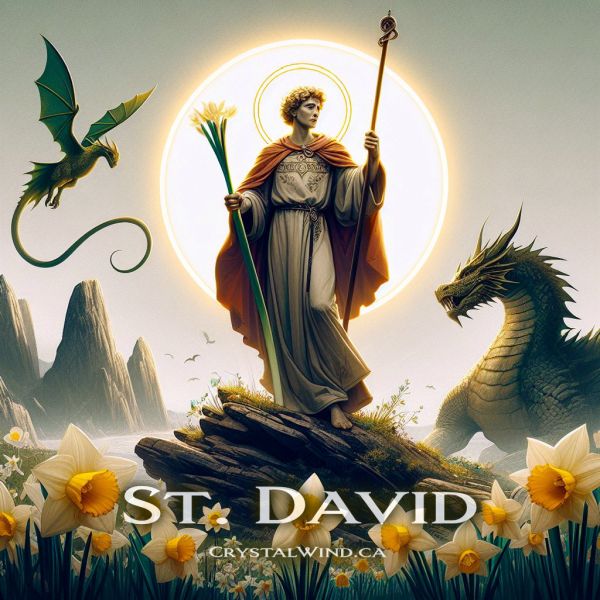 Saint David's Day: The Legend of Saint David - March 1st Saint David's Day: The Legend of Saint David - March 1st