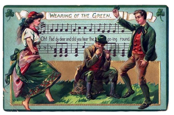 What is an Irishman? wearing of the green