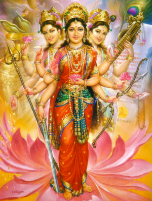 durga_lakshmi_saraswati