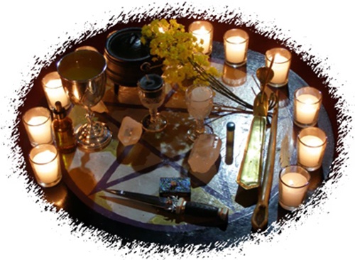 Imbolc Altar altar 021