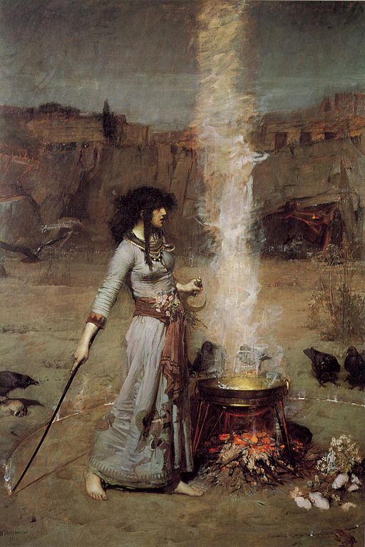 john william waterhouse magic circle