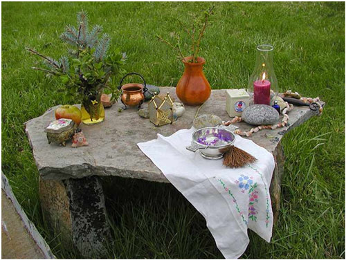 Handfasting Altar