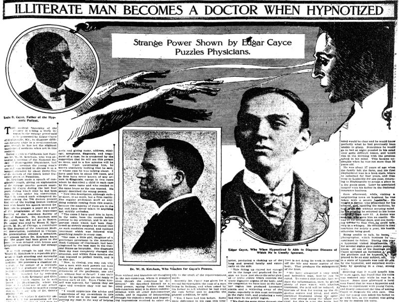 Edgar Cayce New York Times Article from 1910 edgar-cayce-nytimes-1910