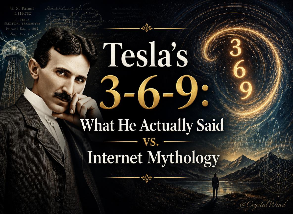 Tesla's 3-6-9: What He Actually Said vs. Internet Mythology