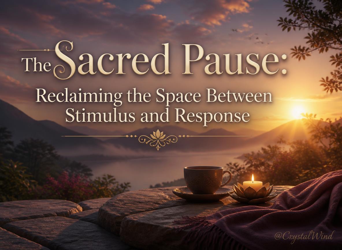 The Sacred Pause: Reclaiming the Space Between Stimulus and Response