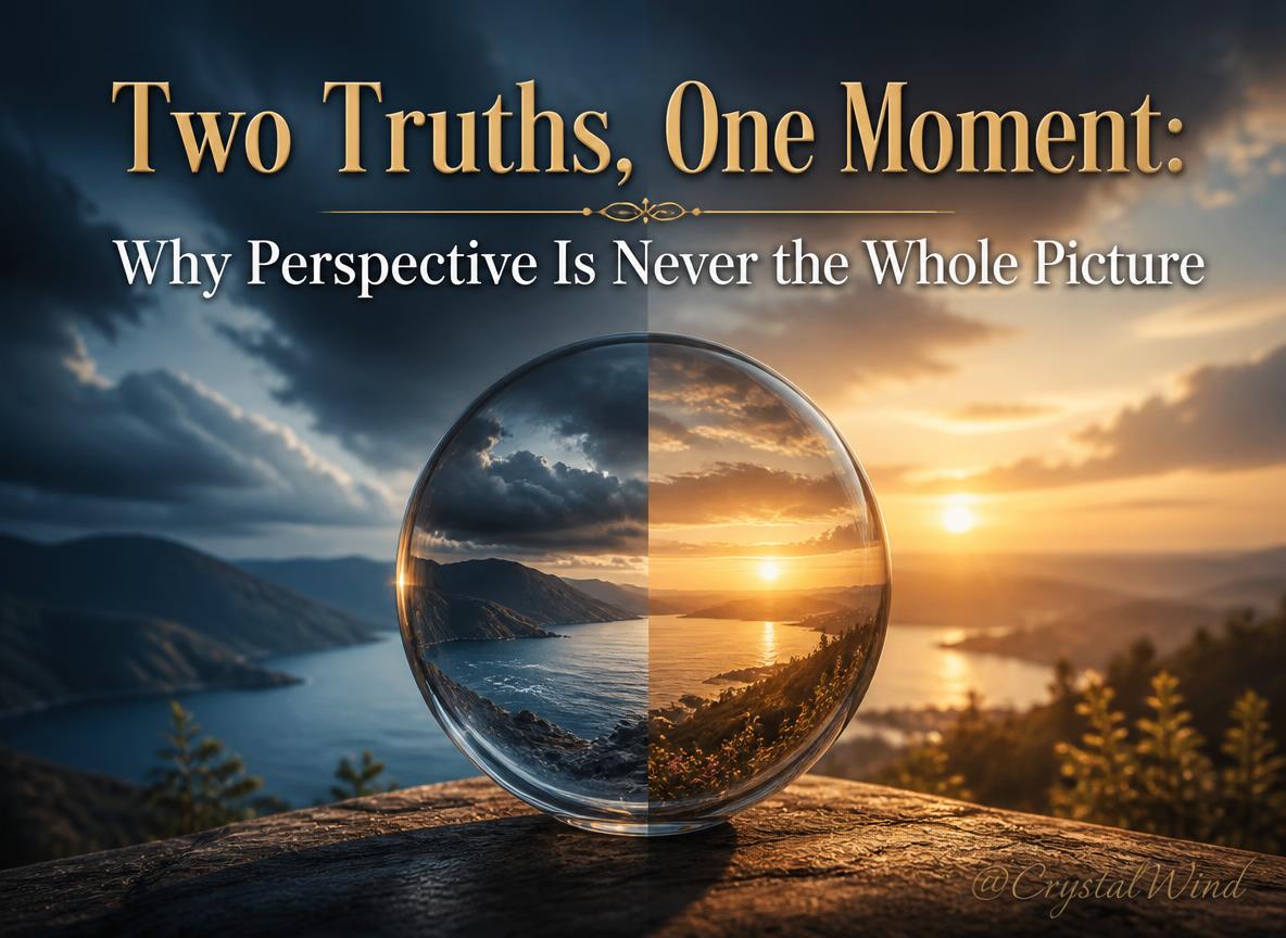 How Your Unique Lens Quietly Shapes Every Shared Reality Two Truths, One Moment: Why Perspective Is Never the Whole Picture