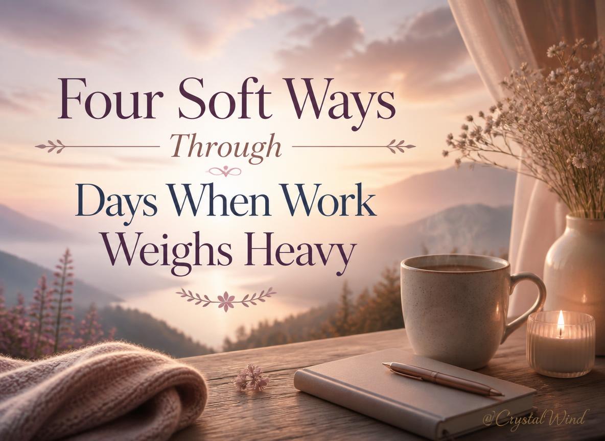 Four Soft Ways Through Days When Work Weighs Heavy Four Soft Ways Through Days When Work Weighs Heavy