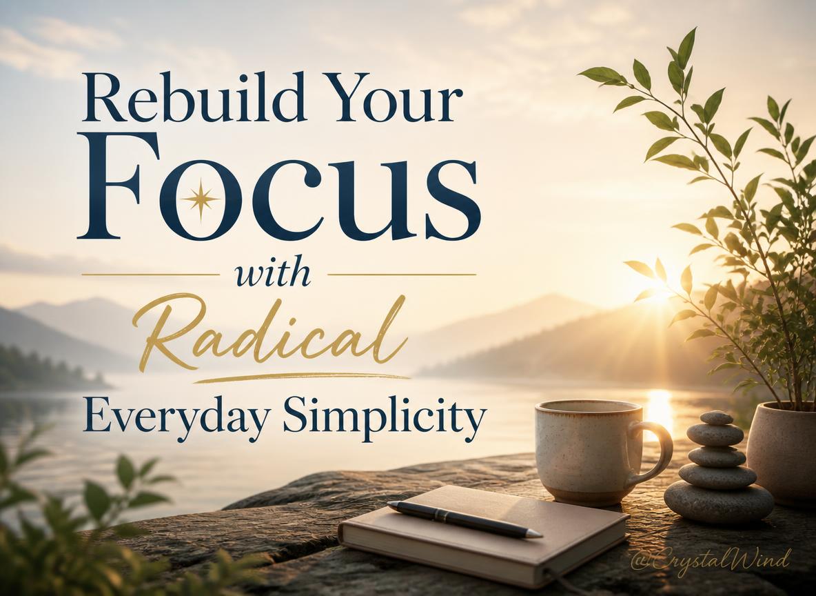 Rebuild Your Focus with Radical Everyday Simplicity Rebuild Your Focus with Radical Everyday Simplicity