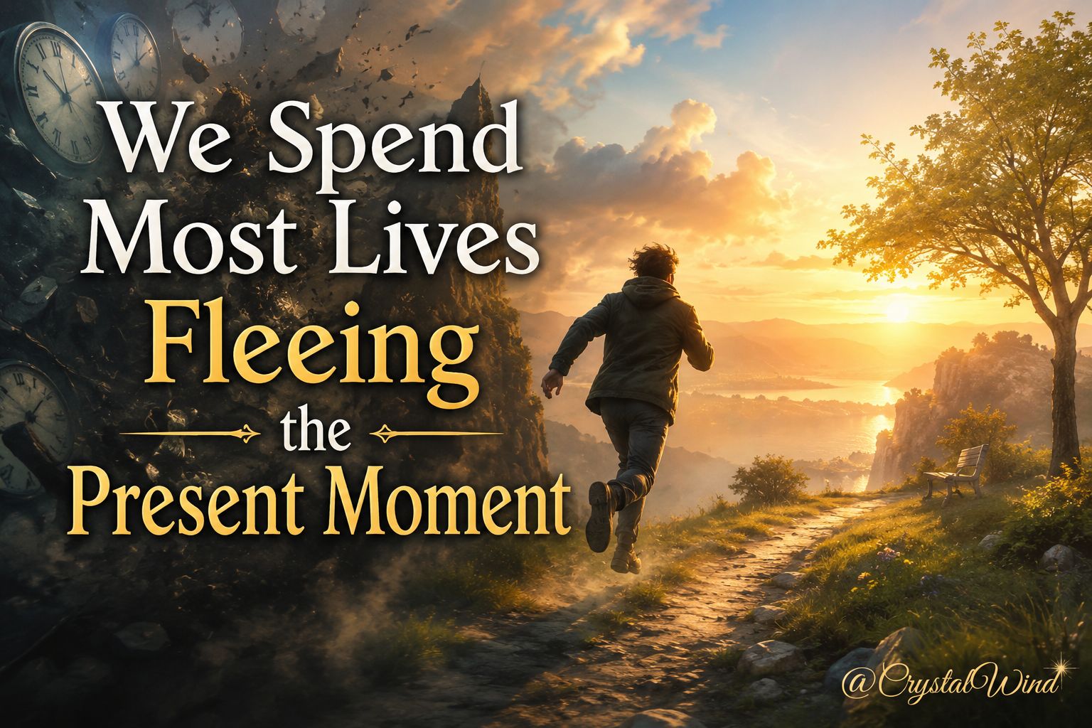 We Spend Most Lives Fleeing the Present Moment We Spend Most Lives Fleeing the Present Moment