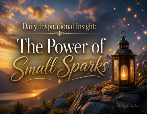 Daily Inspirational Insight: The Power of Small Sparks