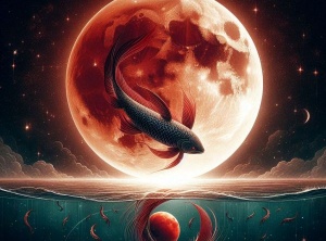 Blood Red Moon: Lunar Eclipse in Pisces & Uranus Retrograde