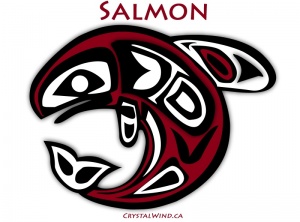 Birth Totem - Salmon