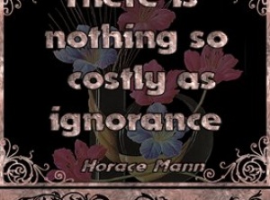 Ignorance is Not Free