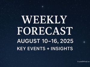 Weekly Forecast August 10–16 2025: Key Events + Insights