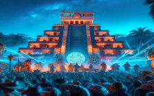 Mayan Day Out of Time 2025: Blue Rhythmic Night