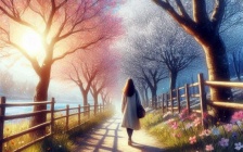 Find Contentment on a Spring Walk!