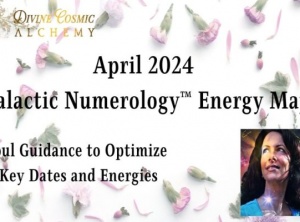 Galactic Numerology Energy Map April 2024