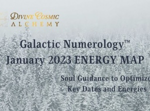 January 2023 Galactic Numerology™ Energy Map