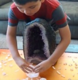 8 Year Old Boy Builds Crystal Grids To Clear Negative Energy And Explains How It Works