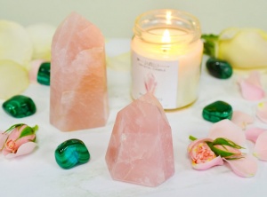 Love Rituals With Rose Quartz Points