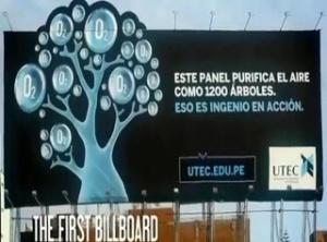 Peru’s Innovative Air-Purifying Billboard
