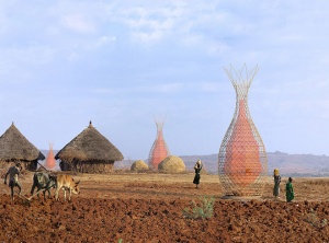 A Giant Basket That Uses Condensation to Gather Drinking Water