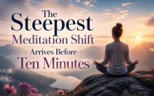 The Steepest Meditation Shift Arrives Before Ten Minutes