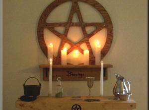 Creating a Wiccan Altar