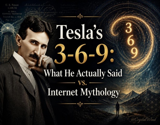 Tesla's 3-6-9: What He Actually Said vs. Internet Mythology